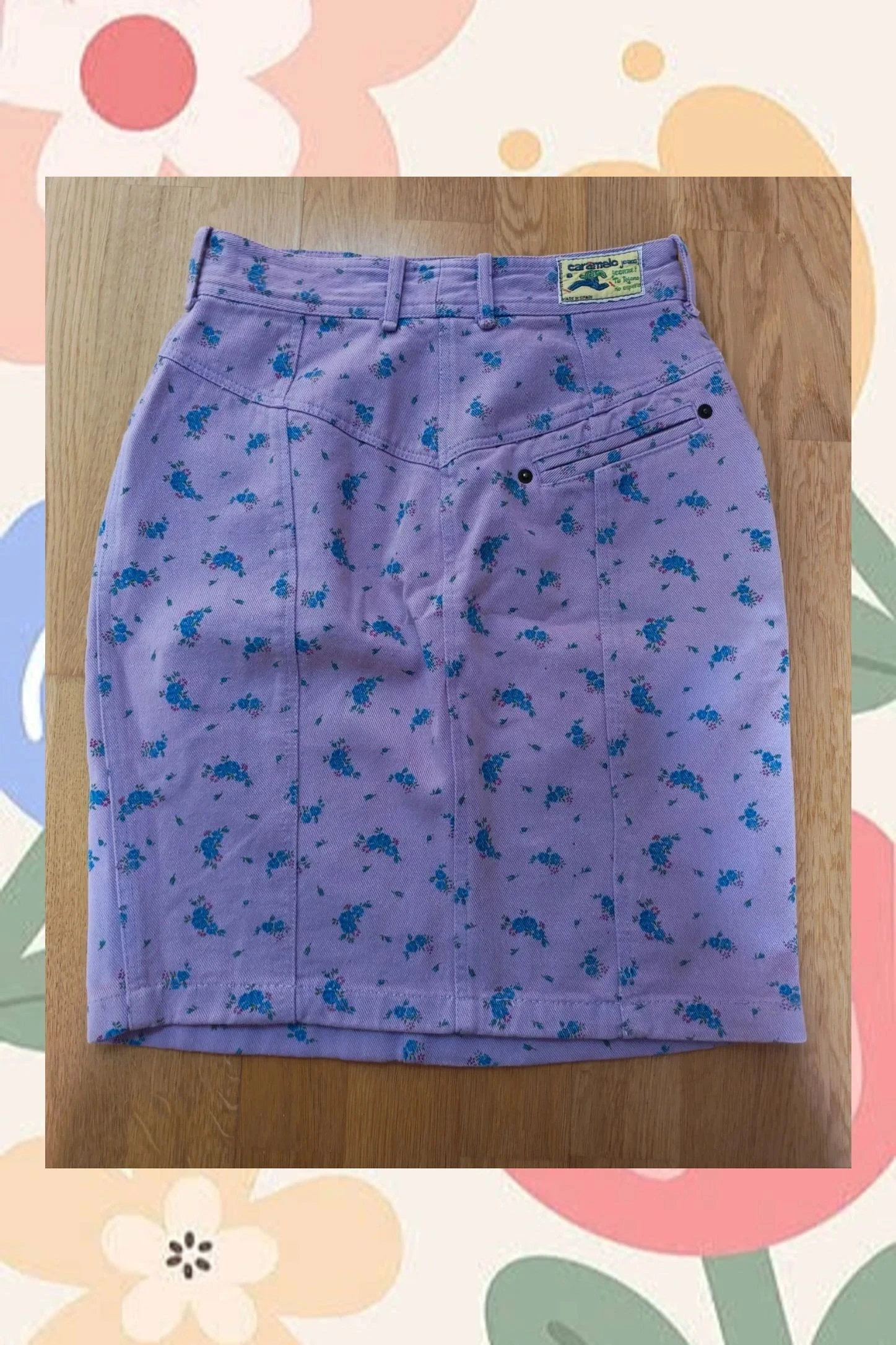 Vintage Caramelo denim rok - XS/S – photo 2